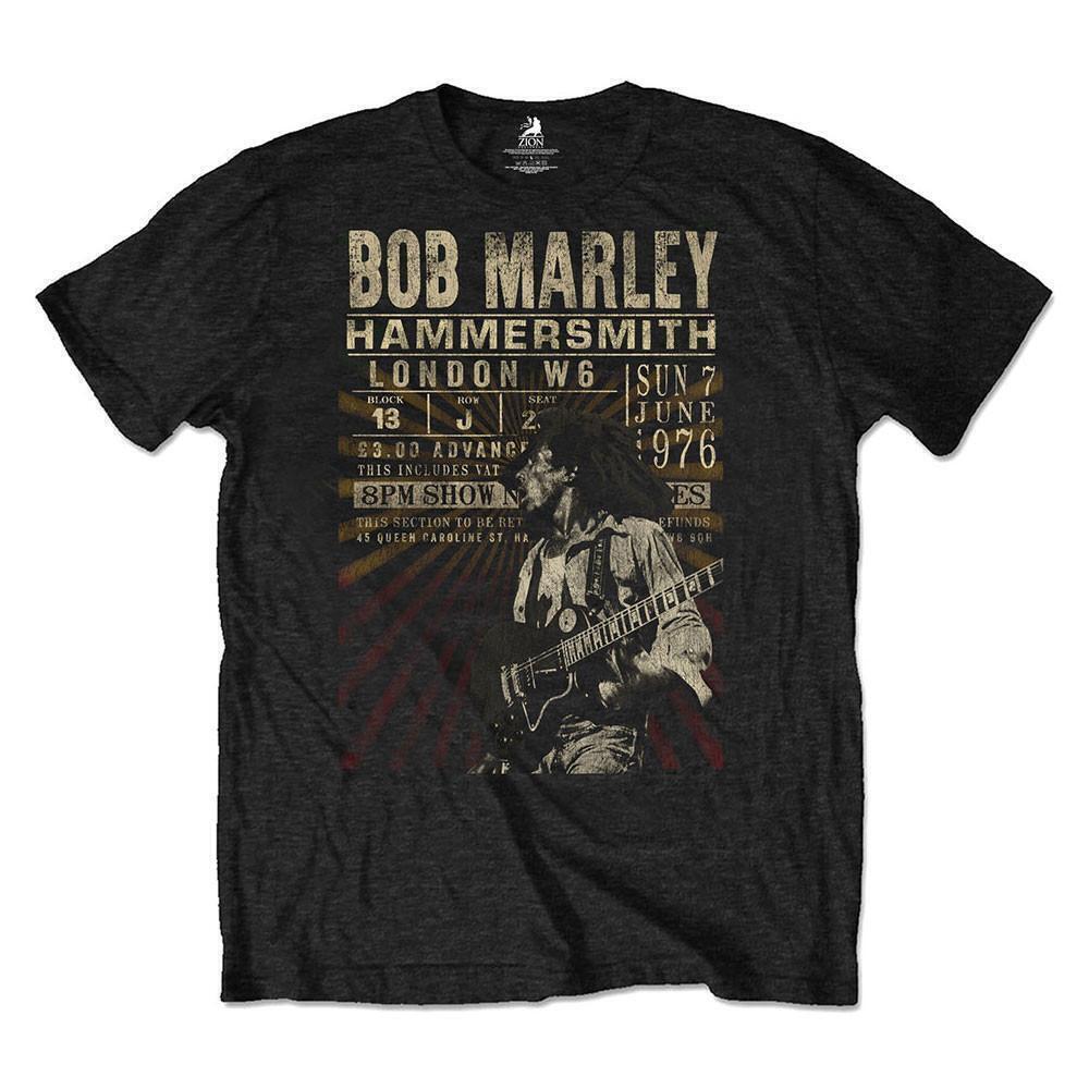 Bob Marley Unisex T Shirt Hammersmith 76 Eco_Friendly